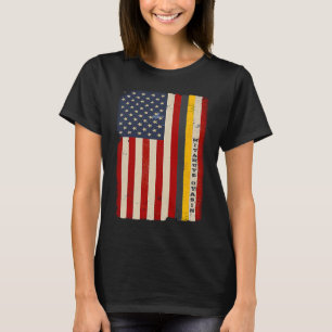 Camiseta Bandera Nativa Americana Orgullo I Teton Si Tribu