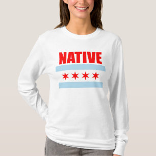 Camiseta Bandera nativa de Chicago