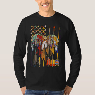 Camiseta Bandera Nativa de Guay Orgullo USA Patriótico US H
