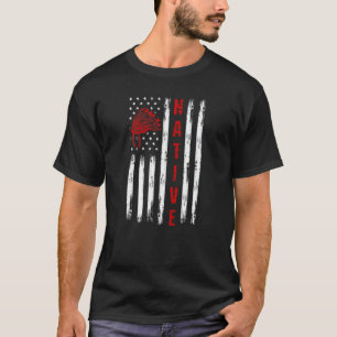 Camiseta Bandera nativa estadounidense
