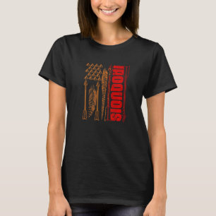 Camiseta Bandera nativa iroquesa orgullo indio americano