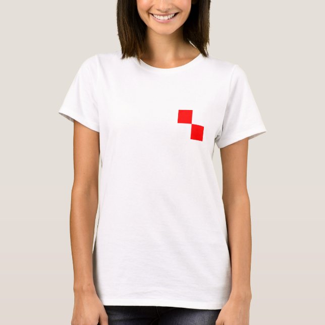 Camiseta Bandera Náutica U (Anverso)