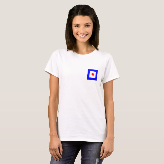 Camiseta Bandera Náutica W (Anverso completo)