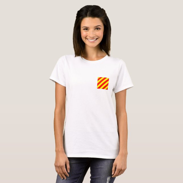 Camiseta Bandera Náutica Y (Anverso completo)