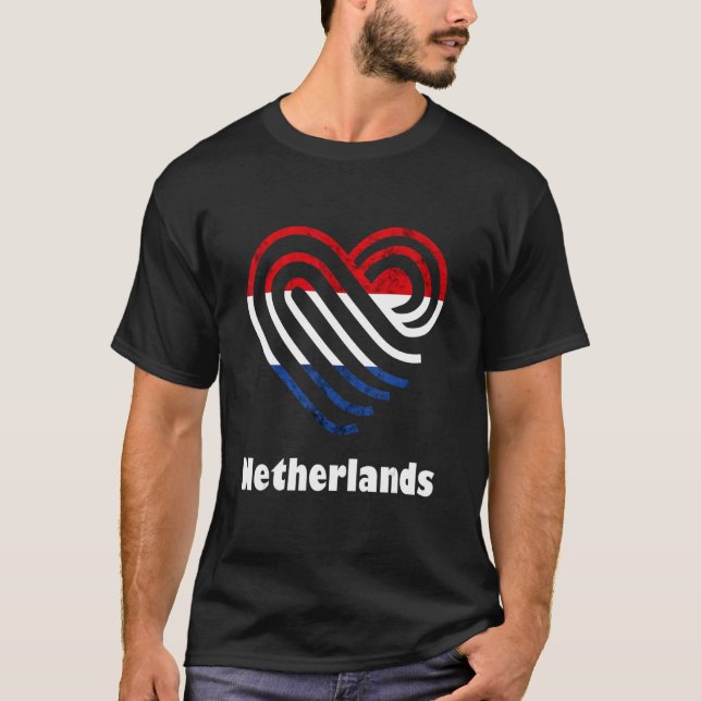 Camiseta Bandera neerlandesa del Nederland Bandera neerland (Anverso)