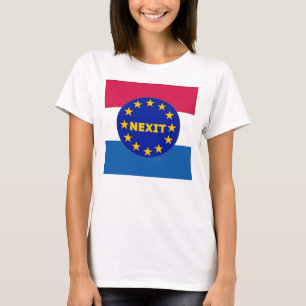 Camiseta Bandera Neerlandesa Nexit EU