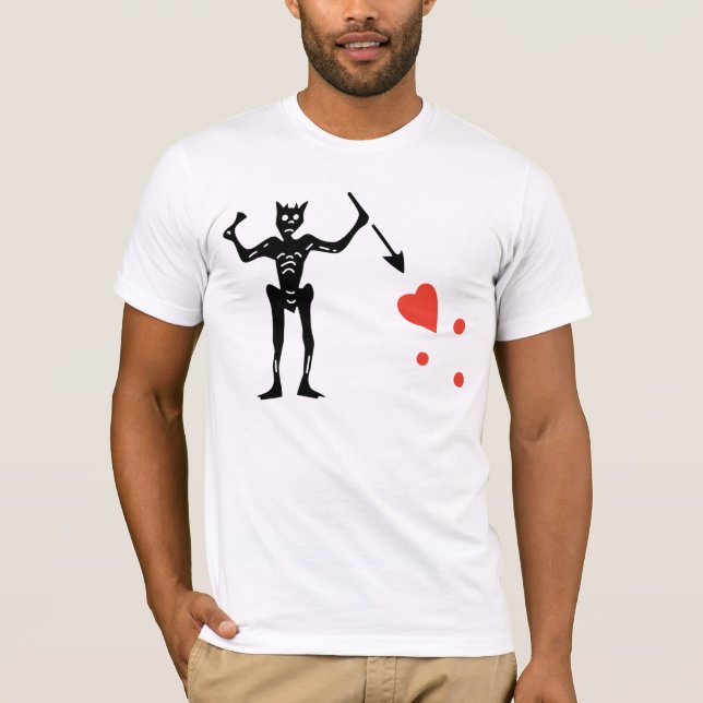 Camiseta Bandera negra al revés (Anverso)