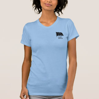 Camiseta Bandera negra delgada de las mujeres para una cami