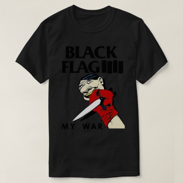 Camiseta Bandera negra - Mi guerra (Diseño del anverso)