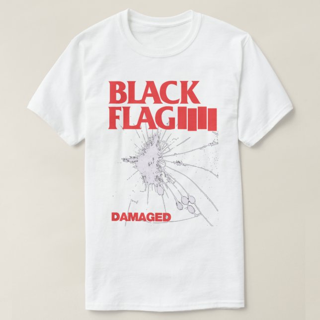 Camiseta Bandera negra - Prima dañada (Diseño del anverso)
