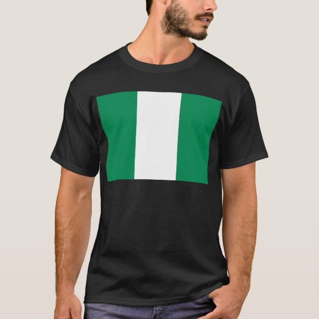 Camiseta Bandera nigeriana (Anverso)