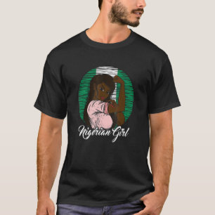 Camiseta Bandera nigeriana Chica nigeriano