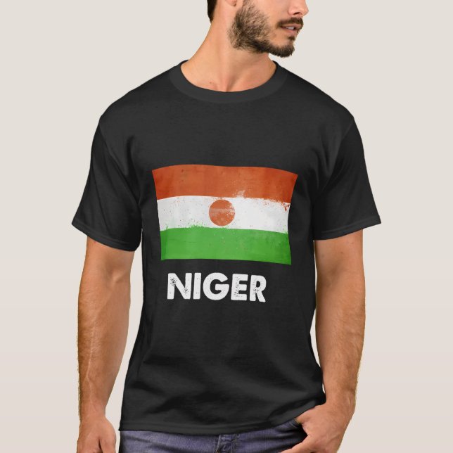 Camiseta Bandera nigerina (Anverso)