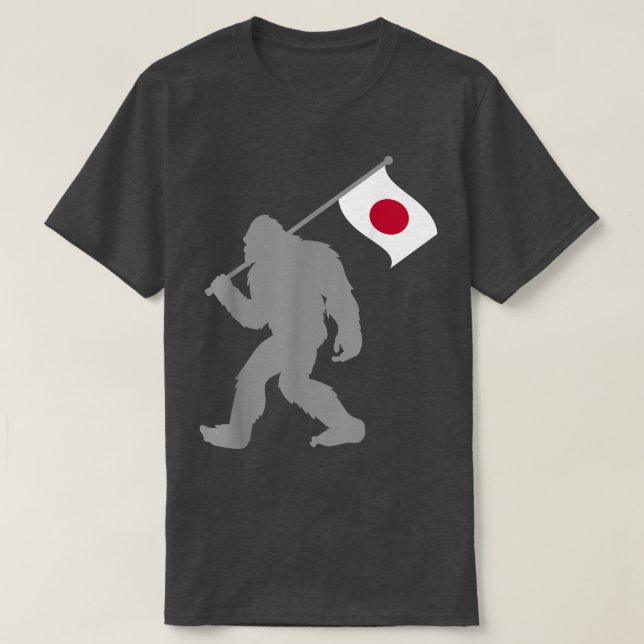 Camiseta Bandera nihon o japonesa en la bandera japonesa (Diseño del anverso)