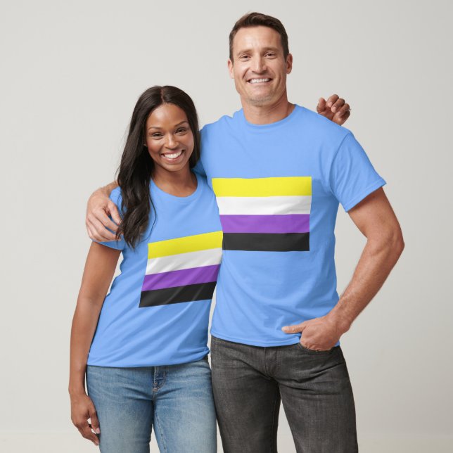 Camiseta Bandera no binaria (Unisexo)