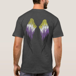 Camiseta Bandera no binaria - Angel Wings