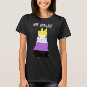 Camiseta Bandera no binaria Bunny Orgullo no binario LGBTQ 