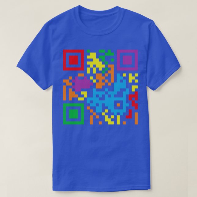 Camiseta Bandera no binaria de Asumir Nada Código de barras (Diseño del anverso)