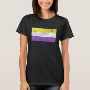 Camiseta Bandera no binaria del orgullo LGBT