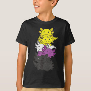 Camiseta Bandera no binaria Orgullo no binario Lgbtq Axolot