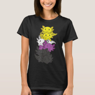Camiseta Bandera no binaria Orgullo no binario LGBTQ Axolot
