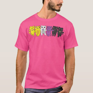 Camiseta Bandera no binaria Orgullo no binario LGBTQ Gats P