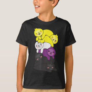 Camiseta Bandera no binaria Orgullo no binario LGBTQ Perezo