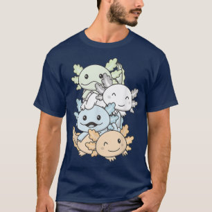 Camiseta Bandera no etiquetada Orgullo LGBTQ Axolotl
