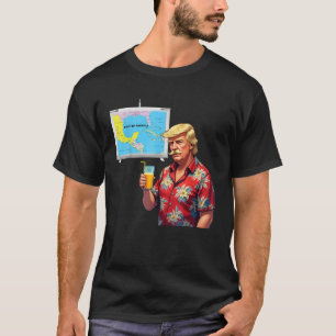 Camiseta Bandera Norteamericana 2025 de Trump Gulf Of USA A