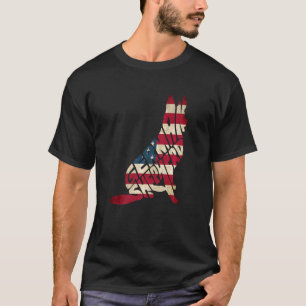 Camiseta Bandera Norteamericana Alemana 4 De Julio Perro 1