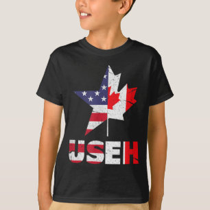 Camiseta Bandera norteamericana de Canadá de Estados Unidos