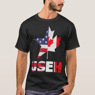 Camiseta Bandera norteamericana de Canadá de Estados Unidos
