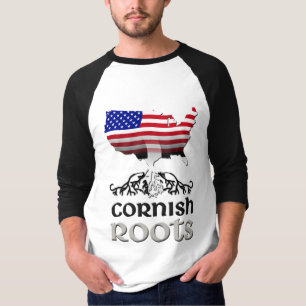Camiseta Bandera norteamericana de Cornish