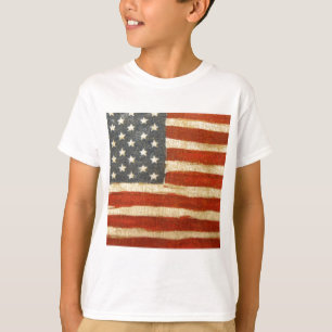 Camiseta Bandera norteamericana de la gloria vieja