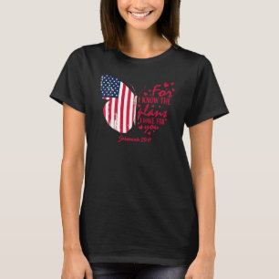 Camiseta Bandera norteamericana de mariposa Biblia cristian