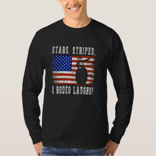 Camiseta Bandera norteamericana de moda: Rodeo de payasos y