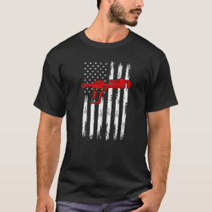 Camiseta Bandera Norteamericana de plomo 4 de julio fontane