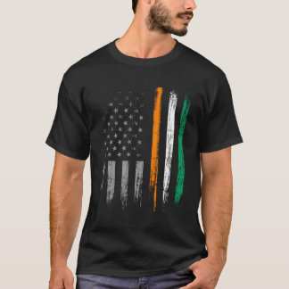 Camiseta Bandera Norteamericana Irlandesa Larga Fianza El D