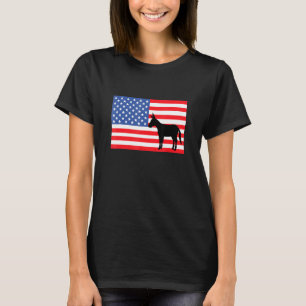 Camiseta Bandera norteamericana mule bandera norteamericana