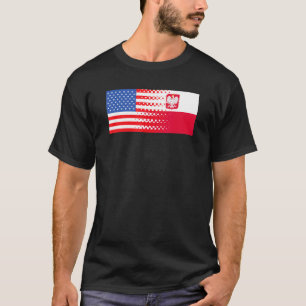 Camiseta Bandera Norteamericana Polska Polonia Ue Prid Pola
