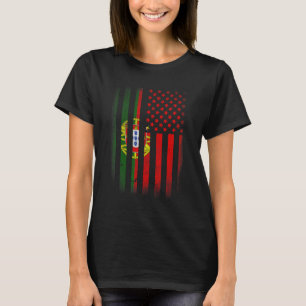 Camiseta Bandera Norteamericana Portuguesa Portugal Estados