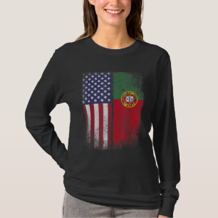 Camiseta Bandera Norteamericana Portuguesa Portugal Estados