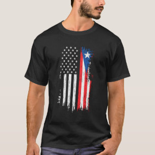 Camiseta Bandera Norteamericana Puertorriqueña - Puerto Ric