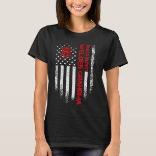 Camiseta Bandera Norteamericana Vintage Mundo S Okayest Wel