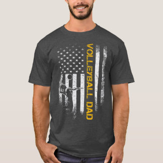 Camiseta Bandera norteamericana vintage Orgullosa de papá d
