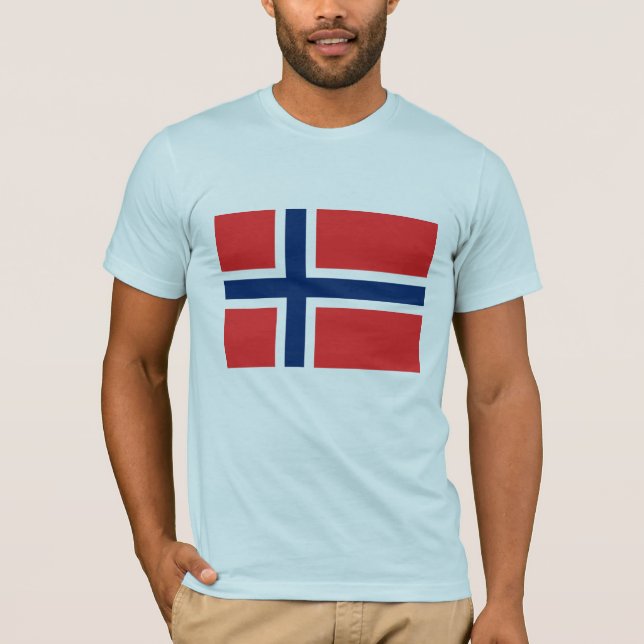 Camiseta Bandera noruega (Anverso)