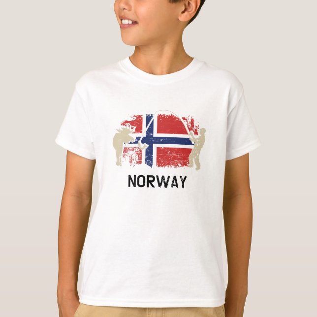 Camiseta Bandera noruega (Anverso)