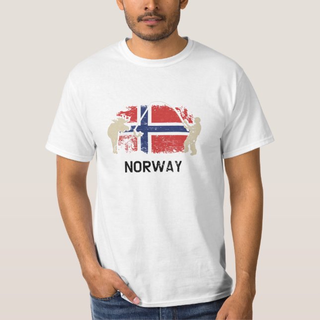 Camiseta Bandera noruega (Anverso)