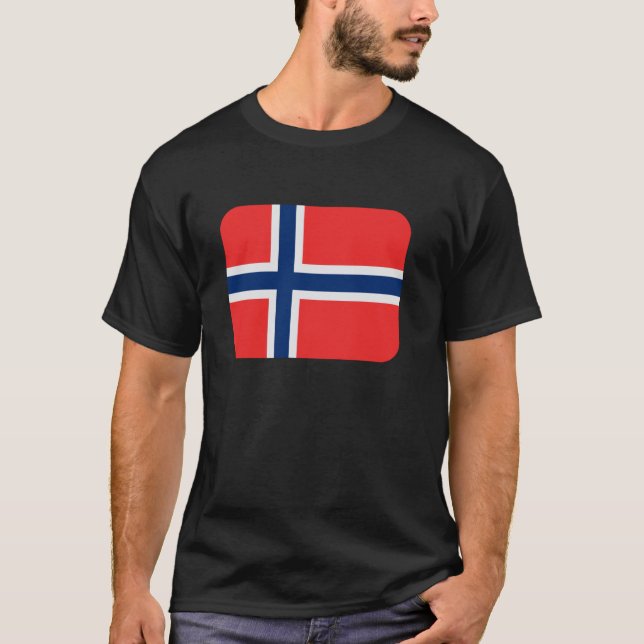 Camiseta Bandera Noruega (Anverso)
