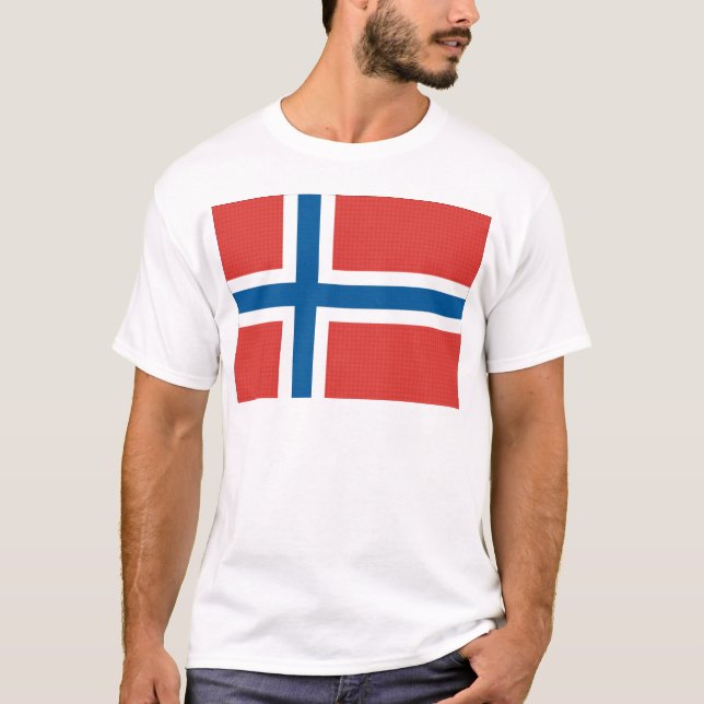 Camiseta Bandera noruega (Anverso)